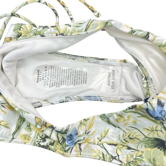 NWT ABERCROMBIE & FITCH High Leg Cheeky Bikini Swim Bottom Sz XS Tie-Back - Picture 7 of 8